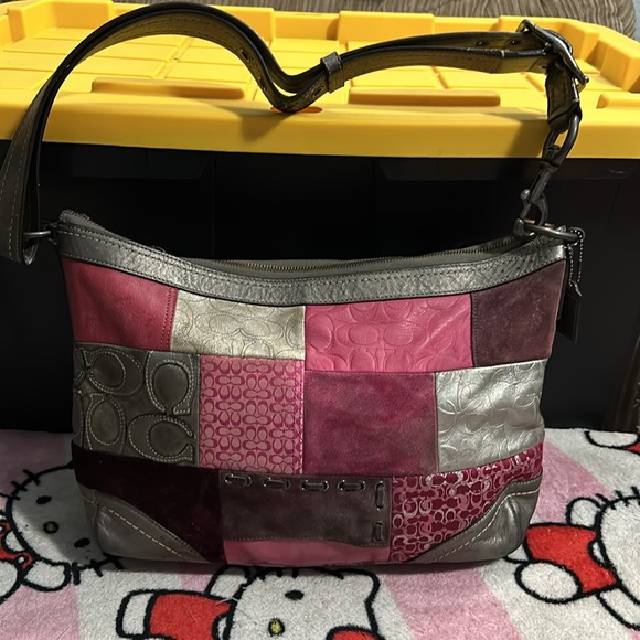 VTG Coach Patchwork Purse - Picture 2 of 9